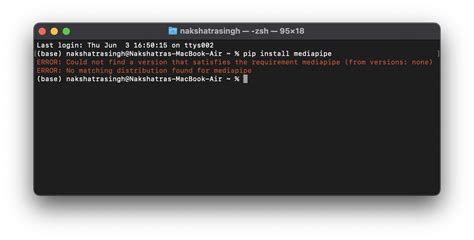 · Install the following dependencies. . How to install mediapipe in vscode